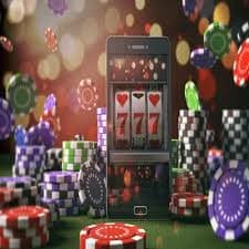 Colourful slot game interface displayed on a smartphone screen